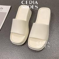 Gambar Produk Sandal Slop Wanita Wedges Tebal 5 Cm Korean Style Super Soft dari jaya prima44 undefined 3 Tokopedia