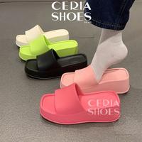 Gambar Produk Sandal Slop Wanita Wedges Tebal 5 Cm Korean Style Super Soft dari jaya prima44 undefined 5 Tokopedia