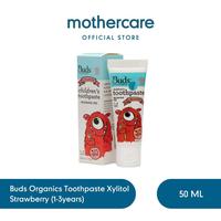 Gambar Buds Organics Toothpaste Xylitol (1-3y) - Odol Pasta Sikat Gigi Anak 1-3 Tahun - Strawberry dari Mothercare Indonesia undefined 1 Tokopedia