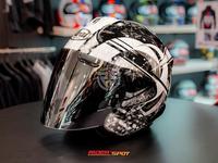 Gambar TERBARU, HELM MOTOR ARAI VZ-RAM SNOW DOME BLACK HALF FACE HELMET dari Harisy undefined 2 Tokopedia