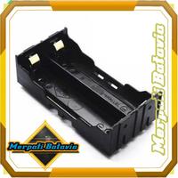 Gambar TEMPAT BATERAI 2x 18650 PARALEL SERI HOLDER BATTERY BOX CASE BATRAI dari Merpati Batavia undefined 1 Tokopedia