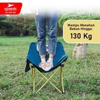 Gambar Set Furniture Speeds Kursi Lipat Bulat Camping Moon Foldable Portable - 031-XXL HITAM dari NILO SHOOP undefined 5 Tokopedia