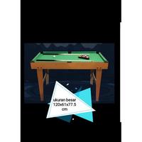 Gambar "Jual Meja BILLIARD mini pool 120 cm table snooker - HADIAH anak - dari Hilmi Store Uw undefined 1 Tokopedia