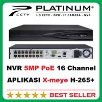 Gambar NVR Poe PLATINUM 16 Channel ULTRA HD 5 Megapixel H-265 Onvif dari RU STORE JAYA undefined 1 Tokopedia