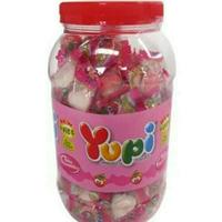 Gambar PERMEN YUPI STRAWBERRY KISS LOVE PINK PUTIH TOPLES/ Permen yupi toples dari Ritik Seduu undefined 1 Tokopedia