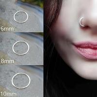 Gambar Anting Tindik Tusuk Titanium Piercing Hidung Tubuh Bibir Telinga A78 - SILVER, 8MM dari TheStoreIDAcc undefined 4 Tokopedia