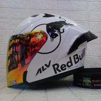 Gambar HELM A ULTRON SOLID WHITE, Y DOFF PAKET GANTENG REDBULL dari Tiyazi PusatAlattulis undefined 5 Tokopedia