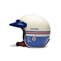 Gambar "Jual Footstep Footwear x Marzano Helm Retro Bogo Scorpio Cream - XL dari FitriStoreOk undefined 2 Tokopedia