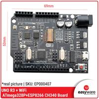 Gambar PALING MURAH UNO R3 WIFI ESP8266 CH340G ARDUINO UNO R3 WIFI BOARD dari cvkhdss undefined 1 Tokopedia