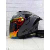Gambar HELM A ULTRON SOLID WHITE, Y DOFF PAKET GANTENG REDBULL dari Tiyazi PusatAlattulis undefined 4 Tokopedia