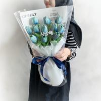 Gambar TULIP BOUQUET SARANGHAE / buket bunga kado ultah wisuda valentine day - Putih dari Echiiglo Florist undefined 5 Tokopedia