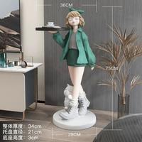 Gambar Annora Table Tray Statue Decoration / Side Table Home Decor - Biru dari RoyalClas03 undefined 4 Tokopedia