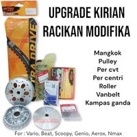 Gambar Full set kirian cvt paket kirian racking modifika anti gredeg - VARIO 125/150, Paket Kijang 1 dari Tediracing undefined 1 Tokopedia