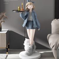 Gambar Annora Table Tray Statue Decoration / Side Table Home Decor - Biru dari RoyalClas03 undefined 3 Tokopedia