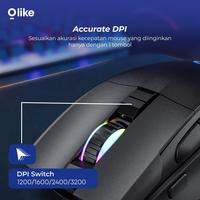 Gambar CUCI GUDANG Olike Gm2 Wireless Gaming Mouse Game 3200dpi Rgb Lightning dari dasmura undefined 2 Tokopedia