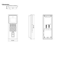 Gambar HIKVISION DS-K1T321MFX ACCESS CONTROL FINGERPRINT, FACE, MIFARE CARD dari KAMERAPENGINTAI undefined 2 Tokopedia