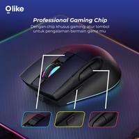 Gambar CUCI GUDANG Olike Gm2 Wireless Gaming Mouse Game 3200dpi Rgb Lightning dari dasmura undefined 3 Tokopedia