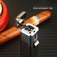 Gambar Korek Api Gas Four Fire Jet Flame Cigar Lighter Windproof - JL1005 dari Kilo Bravo undefined 3 Tokopedia