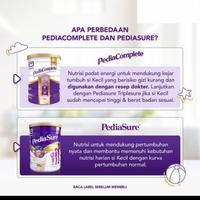Gambar PEDIASURE COMPLETE VANILA 850 G (1-10 TAHUN)/SUSU PERTUMBUHAN ANAK dari teduh shop99 undefined 2 Tokopedia