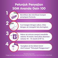 Gambar :: SGM ananda gain 100 anandagain bayi 0-12 bulan | 400g dari LASTIMAHARANI2 undefined 4 Tokopedia