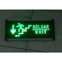 Gambar LAMPU EXIT TANGGA DARURAT EMERGENCY PANAH BAWA dari hasanmate undefined 1 Tokopedia