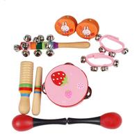 Gambar New 10Pcs/Set Musical Toys Orff Instruments Sets Band Rhythm Kit dari denicres undefined 5 Tokopedia