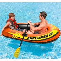 Gambar Intex Rubber Boat Explorer 200 Boating Rekreasi Bermain Kapal Perahu dari Laba Laba Emas undefined 4 Tokopedia