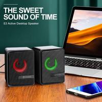 Gambar Zevan Speaker Komputer Pc Desktop Audio Gaming S3 Rgb Suara dari gafini storee undefined 4 Tokopedia