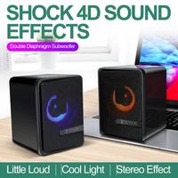 Gambar Zevan Speaker Komputer Pc Desktop Audio Gaming S3 Rgb Suara dari gafini storee undefined 3 Tokopedia