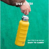 Gambar USS x Tyeso Tumbler  Olahraga Thermos Cup Stainless Steel 750ml 1000ml - 750ml, Hitam dari USS Indonesia undefined 5 Tokopedia