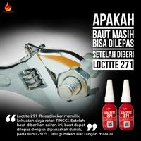 Gambar AP77 LEM PENGUAT BAUT, CAIRAN PEREKAT BAUT, LOCTITE 271 THREADLOCKER dari Duvantobaria Official Store undefined 4 Tokopedia