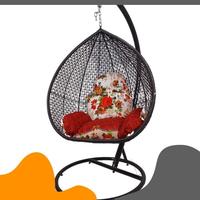 Gambar Kursi Ayunan Gantung Dari Rotan Sintetis Kerombong berbentuk buah Pir dari ROTAN 472 undefined 3 Tokopedia
