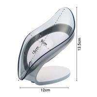 Gambar Leaf Shape Soap Box Drain Soap Holder Box Bathroom Accessories Sets dari imeldaoktavia undefined 4 Tokopedia
