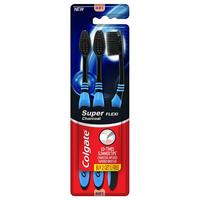 Gambar Colgate Super Flexi Charcoal Soft Toothbrush - Sikat Gigi (3pcs) dari derrtshop undefined 2 Tokopedia