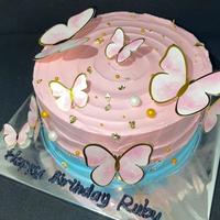 Gambar ENAK!!! [bisa dadakan] BIRTHDAY CAKE KUPU-KUPU - Kupu kupu, d20 cm dari Mhoocy undefined 1 Tokopedia