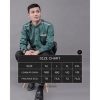 Gambar Baju Koko Original Elrumi Motif Falcon Warna Putih Kombinasi Batik - Falcon Coksu, XL dari Galery Santri Negeri undefined 3 Tokopedia