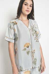 Gambar I♪2Y Lihua Non-Collar Organic Silk Pajamas Tencel Piyama X➸9T dari andikakasanostore undefined 5 Tokopedia