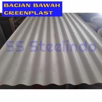 Gambar ATAP GELOMBANG ASBES UPVC GO GREEN PLAST (1,8M 2,1M 2,4M 3M) - 2.1 M dari SSSteelindo undefined 3 Tokopedia