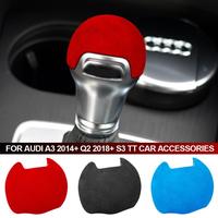 Gambar Suede Wrapping Car Gear Shift Knob Cover for Audi A3 Q2 S3 TT dari Howard Import undefined 3 Tokopedia
