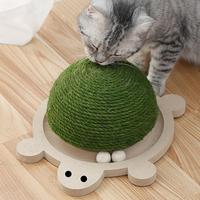 Gambar . Sisal Ball Solid Wood Turntable Cat Toys Cat Furniture Supplies Cat dari cryptozoology undefined 4 Tokopedia