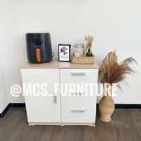 Gambar BERKUALITAS Meja Bufet TV Dapur Bufet Serbaguna Mebel Furniture MCS - 80 cm Full Whit, Smg Rkit Cht DL dari Lizzard Mount Table undefined 4 Tokopedia