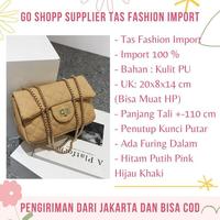 Gambar Tas Selempang Bahu Pesta Wanita Viral Import Fashion Korea SL95 - SL95-HITAM dari GO SHOPP undefined 3 Tokopedia