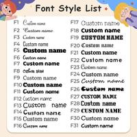 Gambar Cartoon Unicorn Custom Name Stamp For Clothing Personalise For Baby dari AIRA VIP undefined 3 Tokopedia