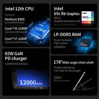 Gambar One Netbook T1 13" 2K IPS Surface Tablet Laptop 2in1 PC Gen12 Intel dari RAHSYA VIP undefined 3 Tokopedia
