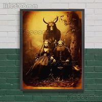 Gambar Baphomet&Satanic Creepy Vintage Photo Wall Art Canvas Painting dari AIRA VIP undefined 5 Tokopedia