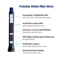Gambar Camping Water Filter Straw Water Purifier Filtration System Bottom dari DESTRO VIP undefined 3 Tokopedia