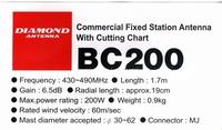 Gambar Diamond BC200 Antena Base UHF Ori Baru Antenna BC-200 430-190 Rig Best dari HARDWARECOLLECTIONBDG undefined 2 Tokopedia