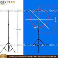 Gambar [TERKEKINIAN] Bright X2 LED RGB Baground Light Studio Lighting Plus dari Berbenika shop undefined 2 Tokopedia