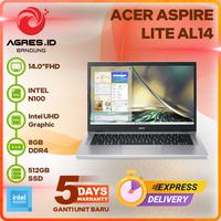 Gambar ACER ASPIRE LITE AL14 INTEL N100 8GB 512GB 14 FHD IPS - No Paket, No Upgrade dari Agres ID Bandung undefined 1 Tokopedia