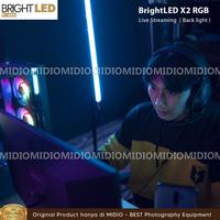 Gambar [TERKEKINIAN] Bright X2 LED RGB Baground Light Studio Lighting Plus dari Berbenika shop undefined 3 Tokopedia